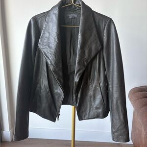 Vince Women's Black Leather Jacket